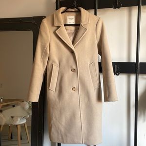 Abercrombie and Fitch Wool-Blend Dad Coat (XSP)